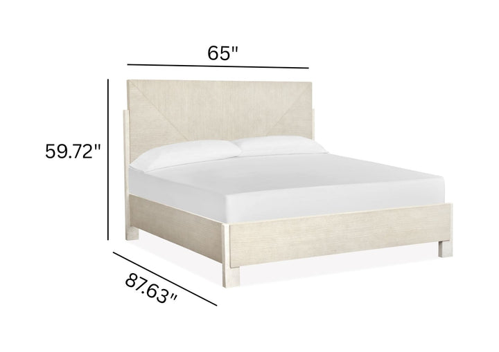 Lorelei Misty Cloud Queen Panel Bed - B5893-54