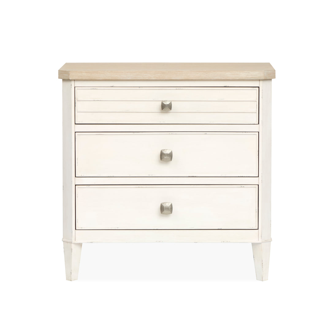 Echo Isles Sea Pearl And Driftwood Drawer Nightstand - B6310-01