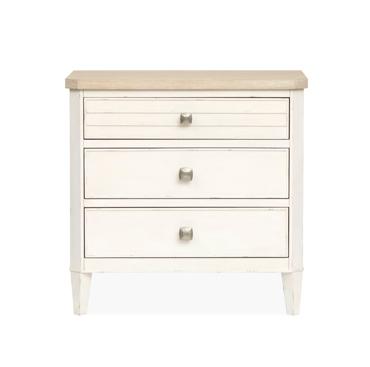 Echo Isles Sea Pearl And Driftwood Drawer Nightstand - B6310-01