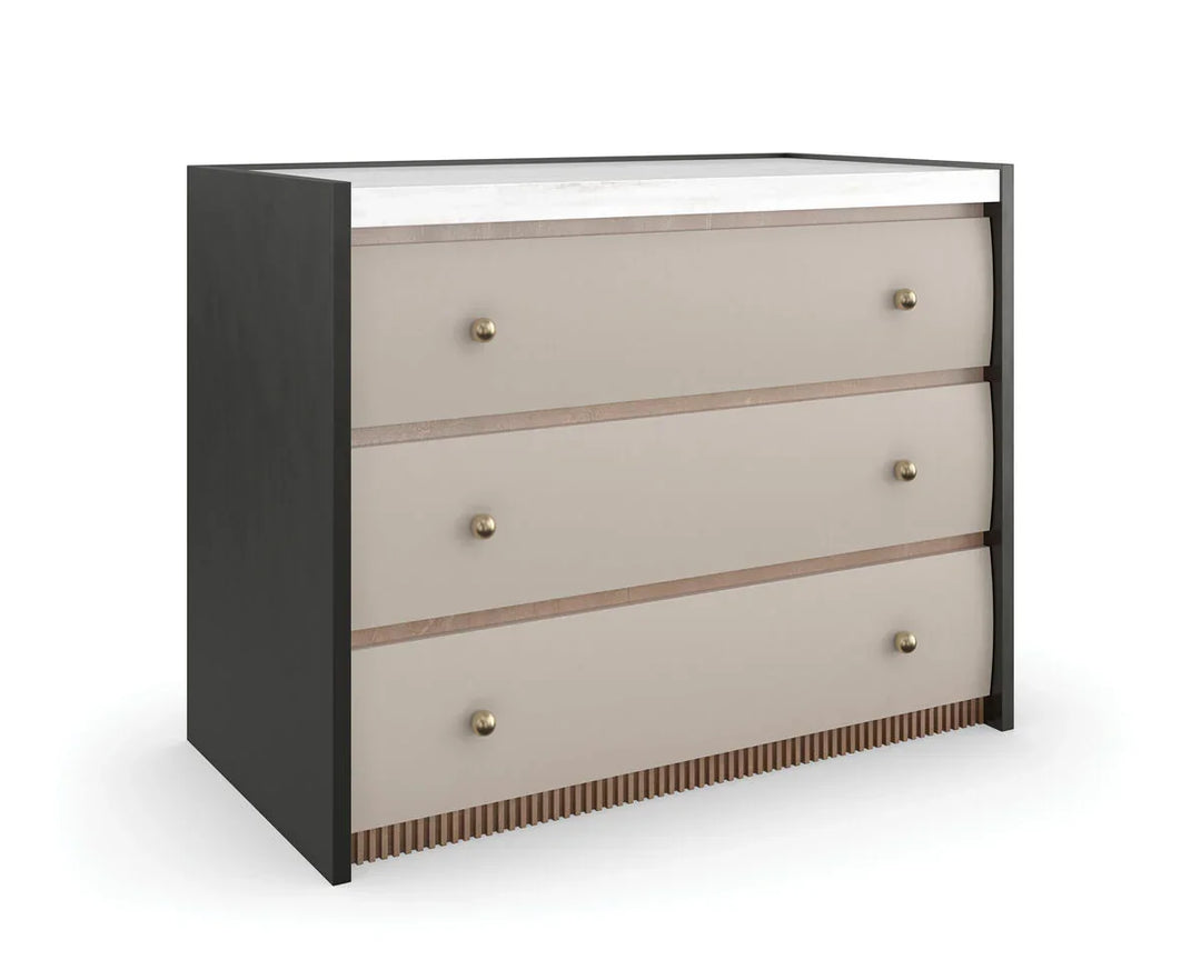 Avignon Bronze Nightstand - AmericanHomeFurniture