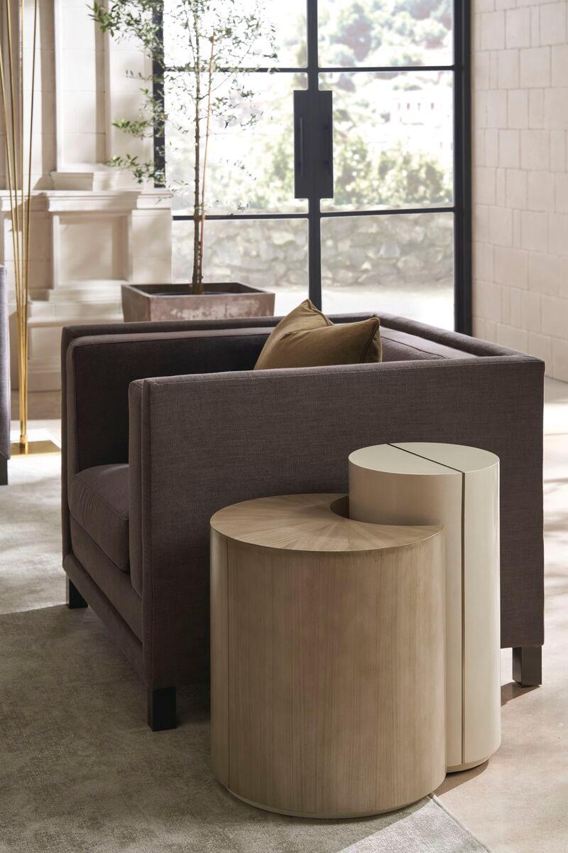 Caracole - Tuxedo Chair - UPH-423-033-A | American Home Furniture