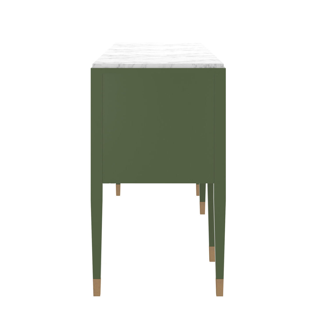 Eave Sideboard/stone top-Darkened Sage