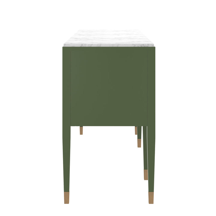 Eave Sideboard/stone top-Darkened Sage