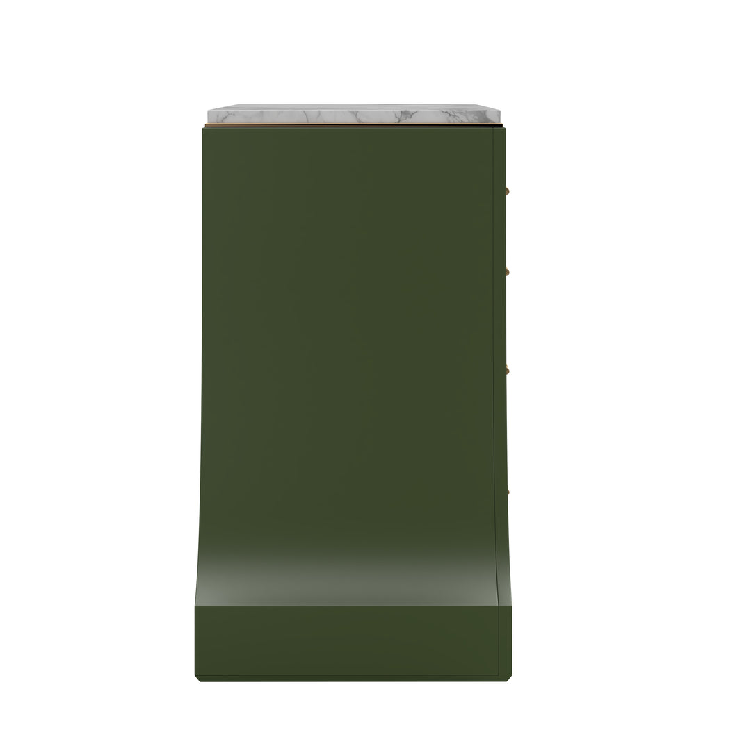 Eave Accent Chest-Darkened Sage