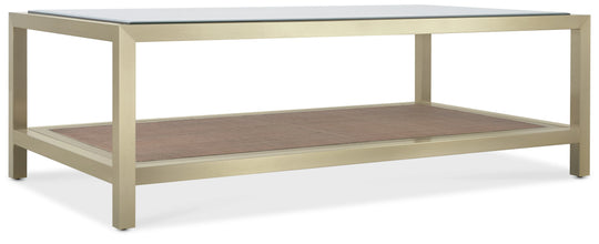 American Home Furniture Hooker Furniture Melange Raising Cane Cocktail Table