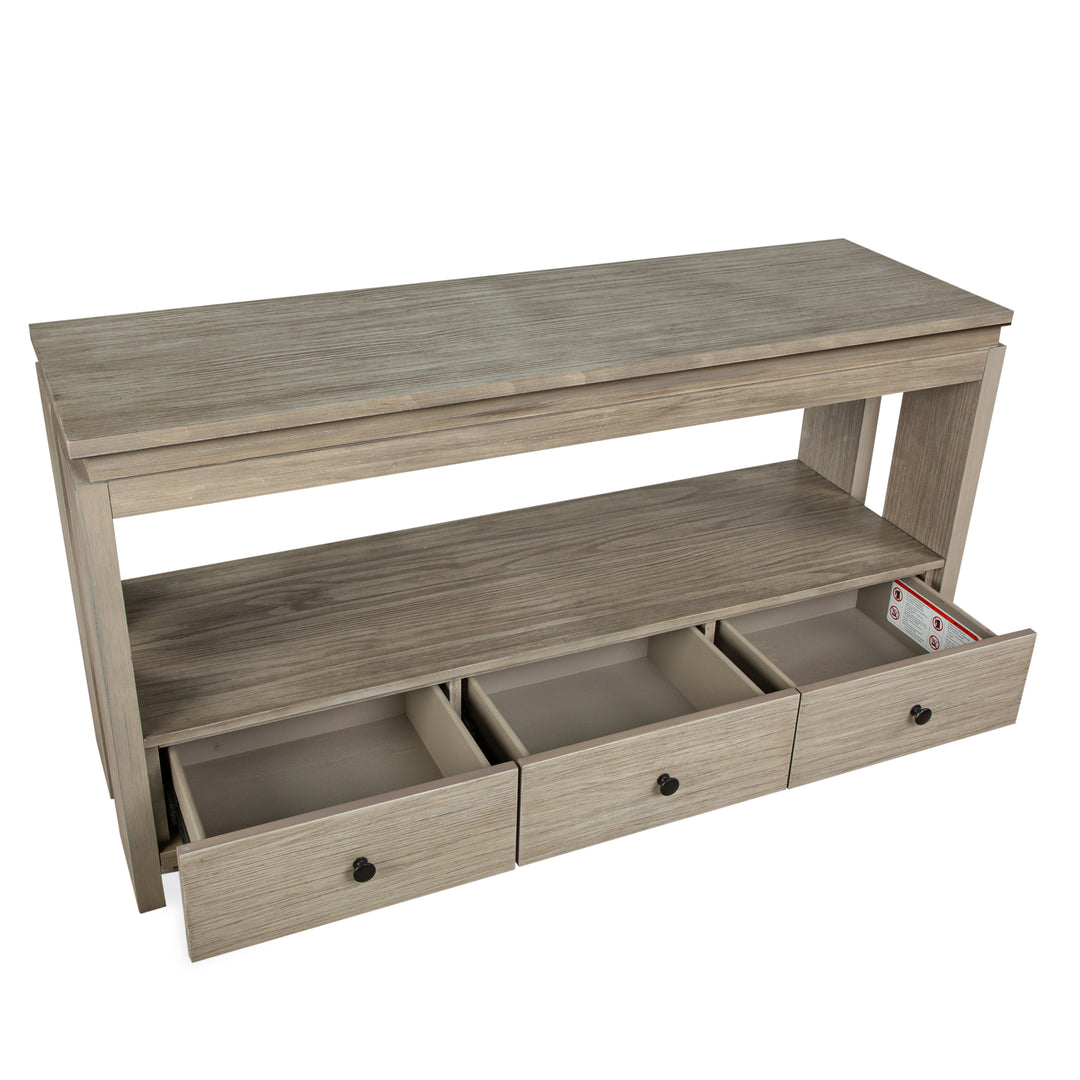 Conrad Stone Harbor Grey Rectangular Sofa Table - T5865-73