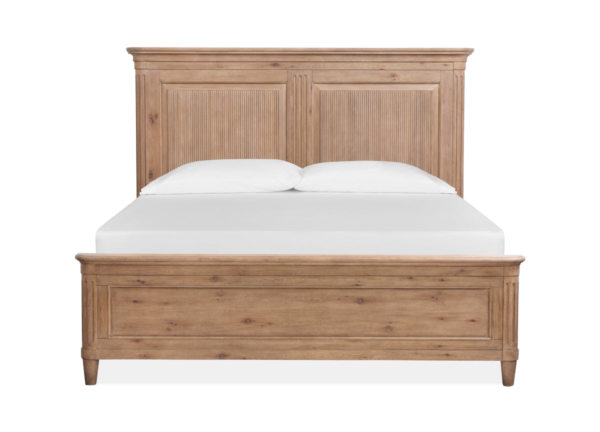 Harmony Heights Belgium Wheat King Panel Bed - B6400-64