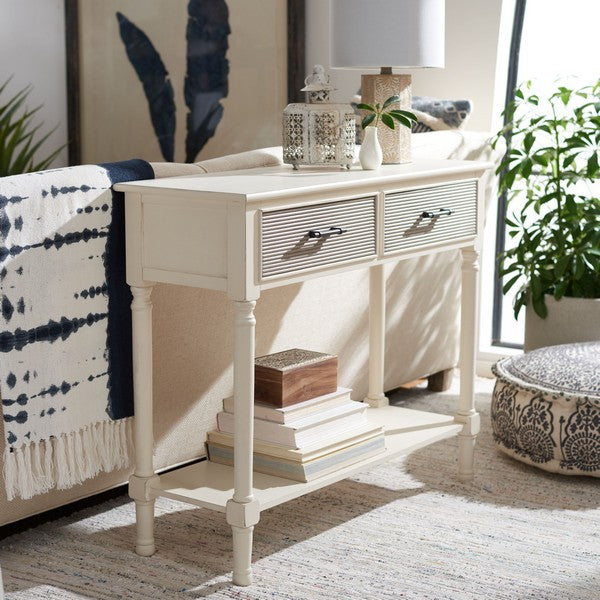 DISTRESSED WHITE / GREIGE DRAWERS