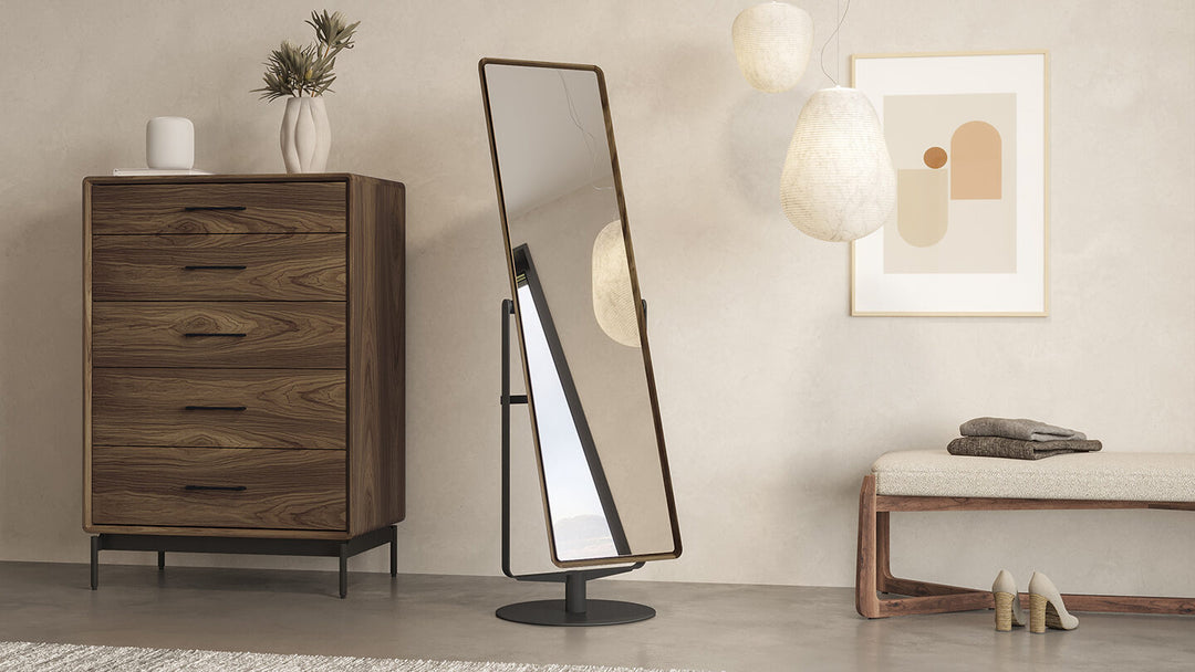 American Home Furniture | BDI - Continuum Standing Mirror