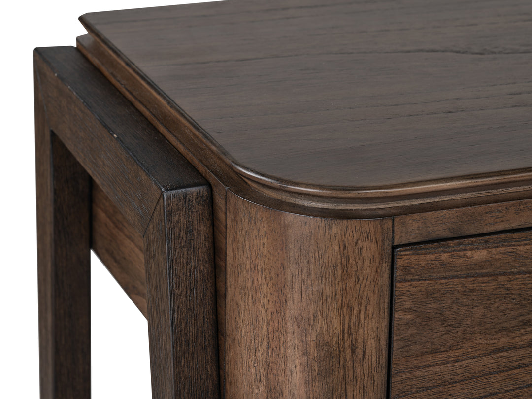 Hallie Milk Chocolate And Dark Chocolate Rectangular Sofa Table - T6355-73