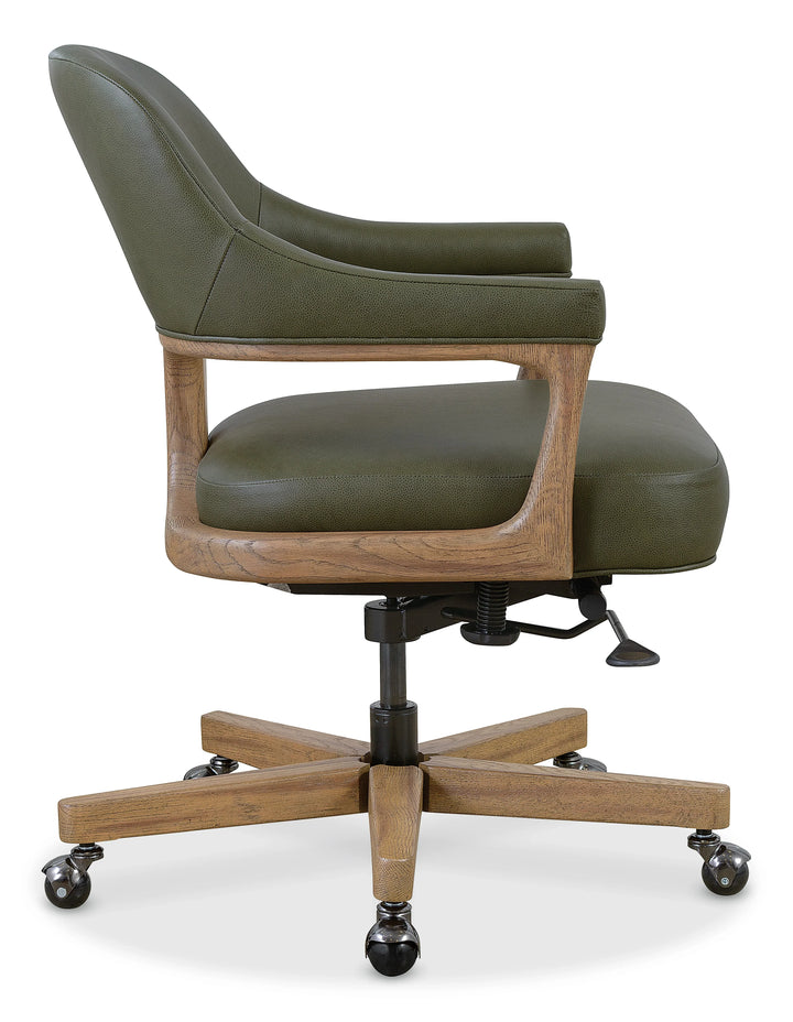 American Home Furniture Hooker Furniture Briar Executive Swivel Tilt Chair