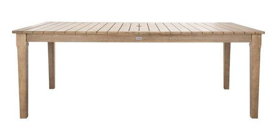 Dominica Wooden Outdoor Dining Table OUTDOOR DINING TABLES Safavieh Couture