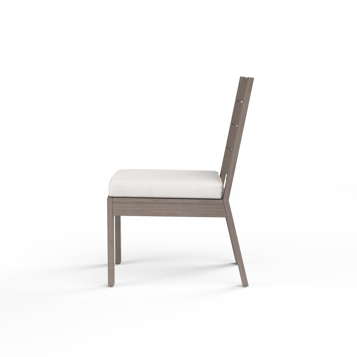 American Home Furniture | Sunset West - Laguna Armless Dining Chair in Canvas Flax, No Welt