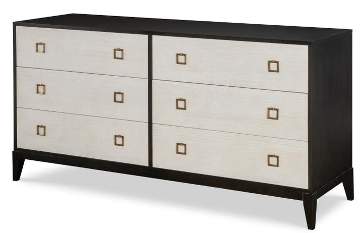 American Home Furniture | Century - Stocked Six Drawer Low Dresser