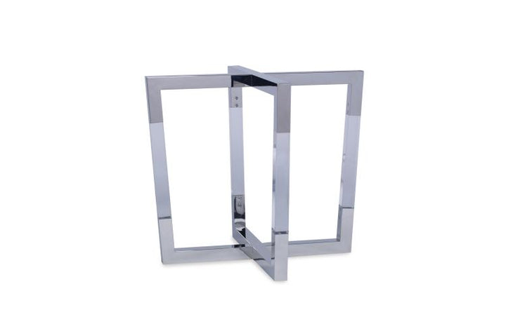 American Home Furniture | Century - Details Dining Stainless/Acrylic Base