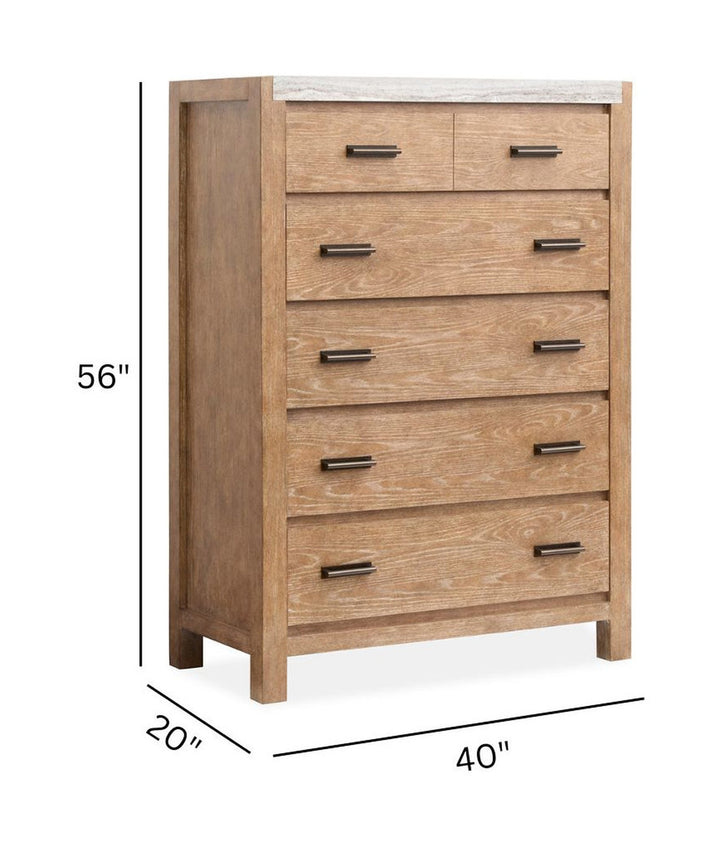 Plum Creek Sierra Brown Drawer Chest - B5768-10