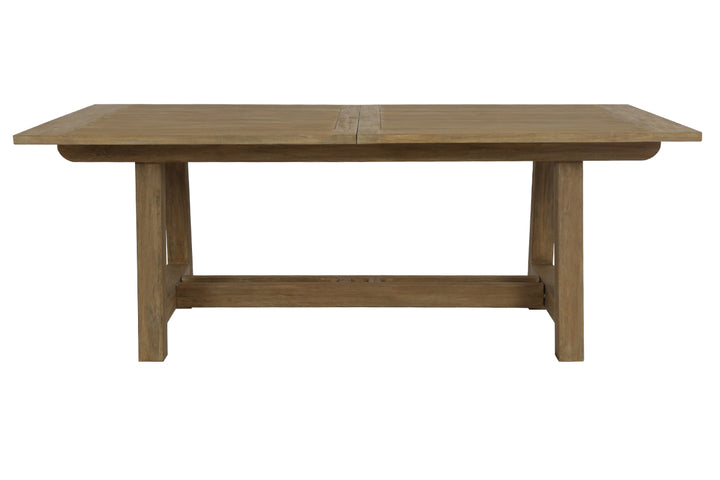 American Home Furniture | Sunset West - Coastal Teak Dining Table with Leaf Extension