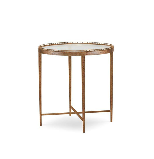 Century - Logan Round Chairside Table 24 Dia - CSA-102-9 | American Home Furniture