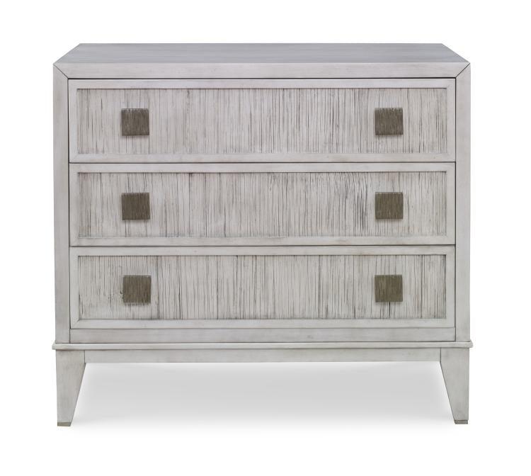 Century - Curate Carlyle 3 Drawer Nightstand - CT1008-PN | American Home Furniture