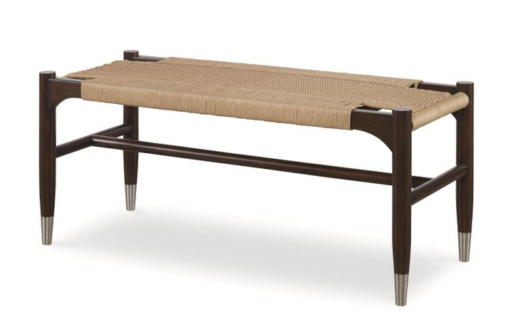 American Home Furniture | Century - Curate Tristan Woven Bench