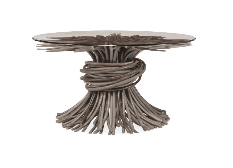 American Home Furniture Century Chronograph Knot Dining Table