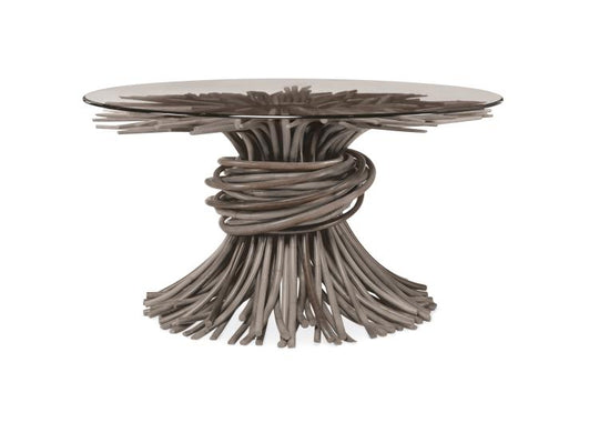 American Home Furniture Century Chronograph Knot Dining Table