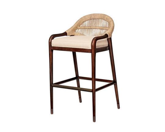 Century - Curate Low Back Bar Stool - CT2088B | American Home Furniture