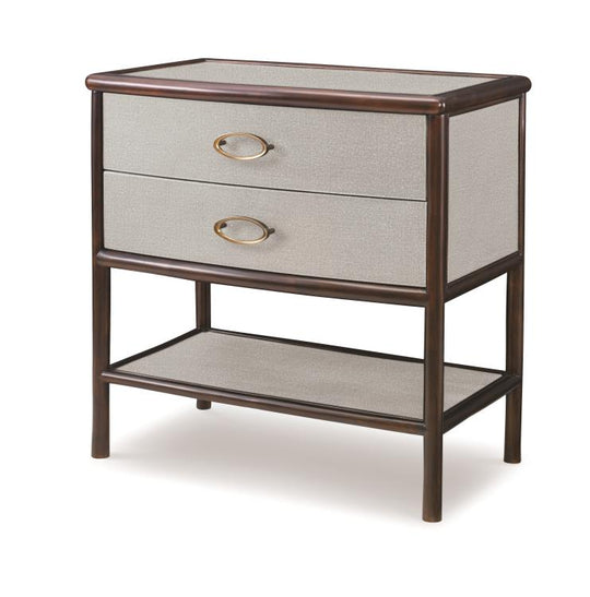American Home Furniture Century Canvas Nightstand