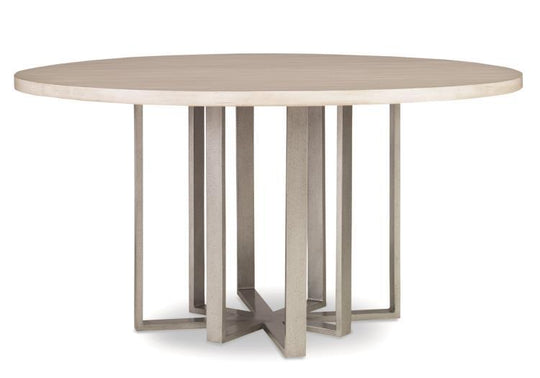 Century - Curate Fripp Round Dining Table - CT4007-PN | American Home Furniture