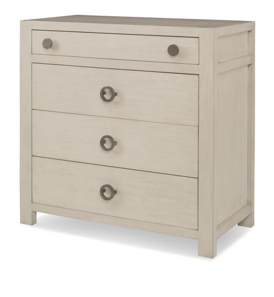 Century - Curate Chatham 4 Drawer Bedside Table - CT4024-PN | American Home Furniture