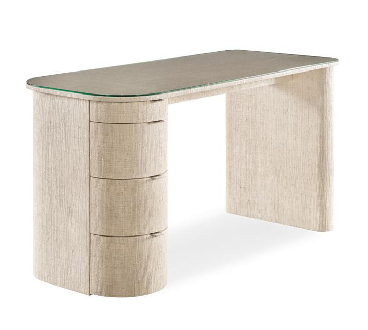 American Home Furniture | Century - Curate Micco Desk With Glass Top