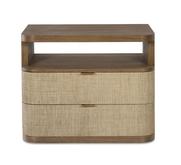 American Home Furniture Century Cruz Two Drawer Large Nightstand