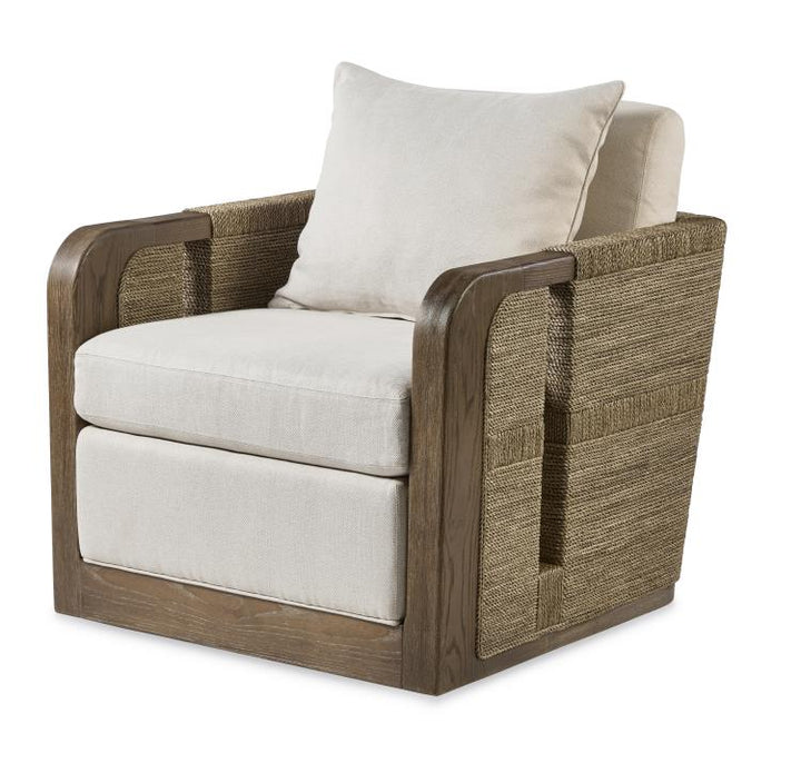 American Home Furniture Century Tessuto Swivel Lounge Chair
