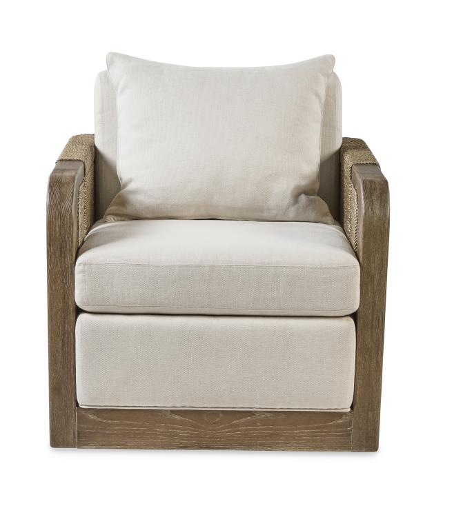 American Home Furniture Century Tessuto Swivel Lounge Chair