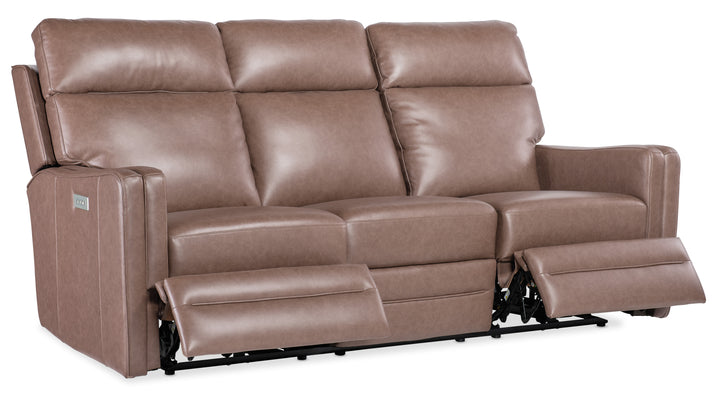 American Home Furniture Hooker Furniture Twain Zero Gravity Power Sofa w/Power Headrest and Lumbar