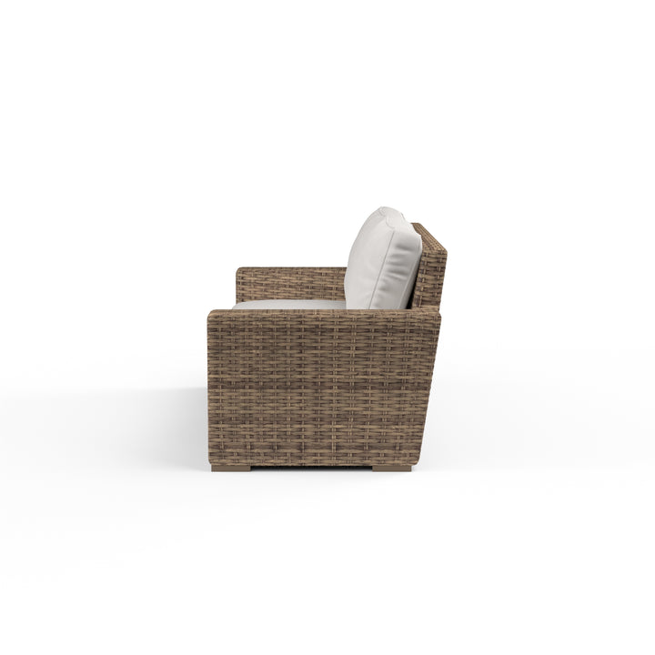 American Home Furniture | Sunset West - Havana Loveseat in Canvas Flax w/ Self Welt