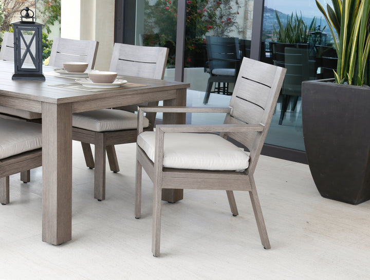 Laguna Dining Chair in Canvas Skyline, No Welt