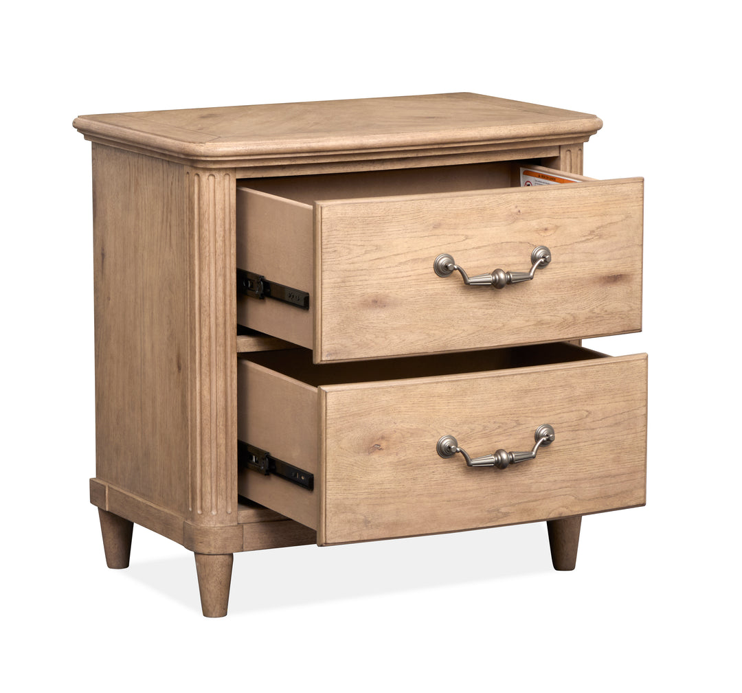 Harmony Heights Belgium Wheat Drawer Nightstand - B6400-01