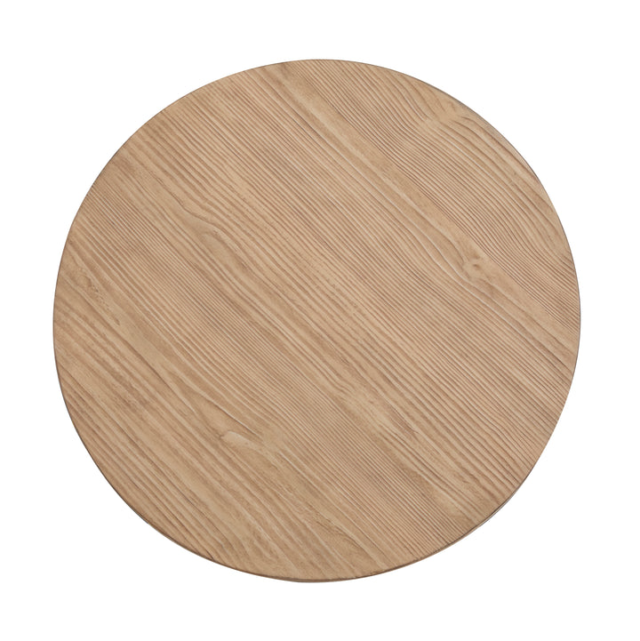 Hayden Golden Oat Round End Table - T6348-05