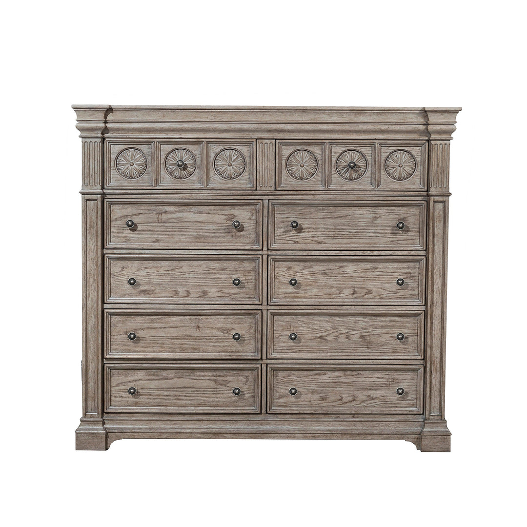 Kingsbury 10 Drawer Dresser - AmericanHomeFurniture