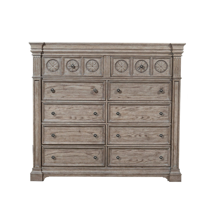 Kingsbury 10 Drawer Dresser - AmericanHomeFurniture