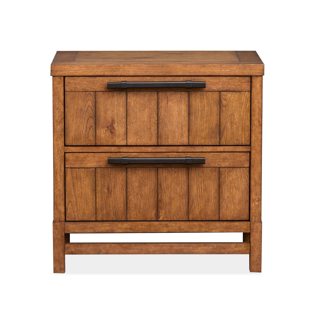Conway Honey Wheat Drawer Nightstand - B6422-01