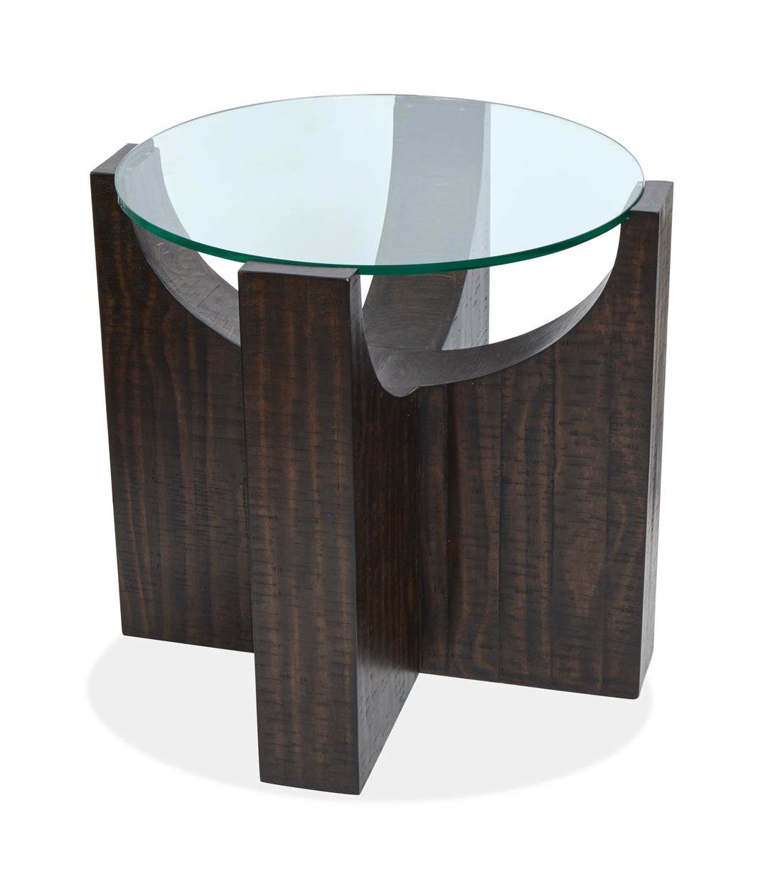 Beckham Rustic Tavern Round Accent Table - T6336-35