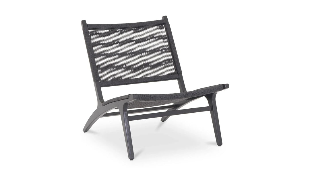 Palma Outdoor Lounge Chair Black - AmericanHomeFurniture