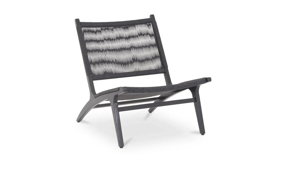 Palma Outdoor Lounge Chair Black