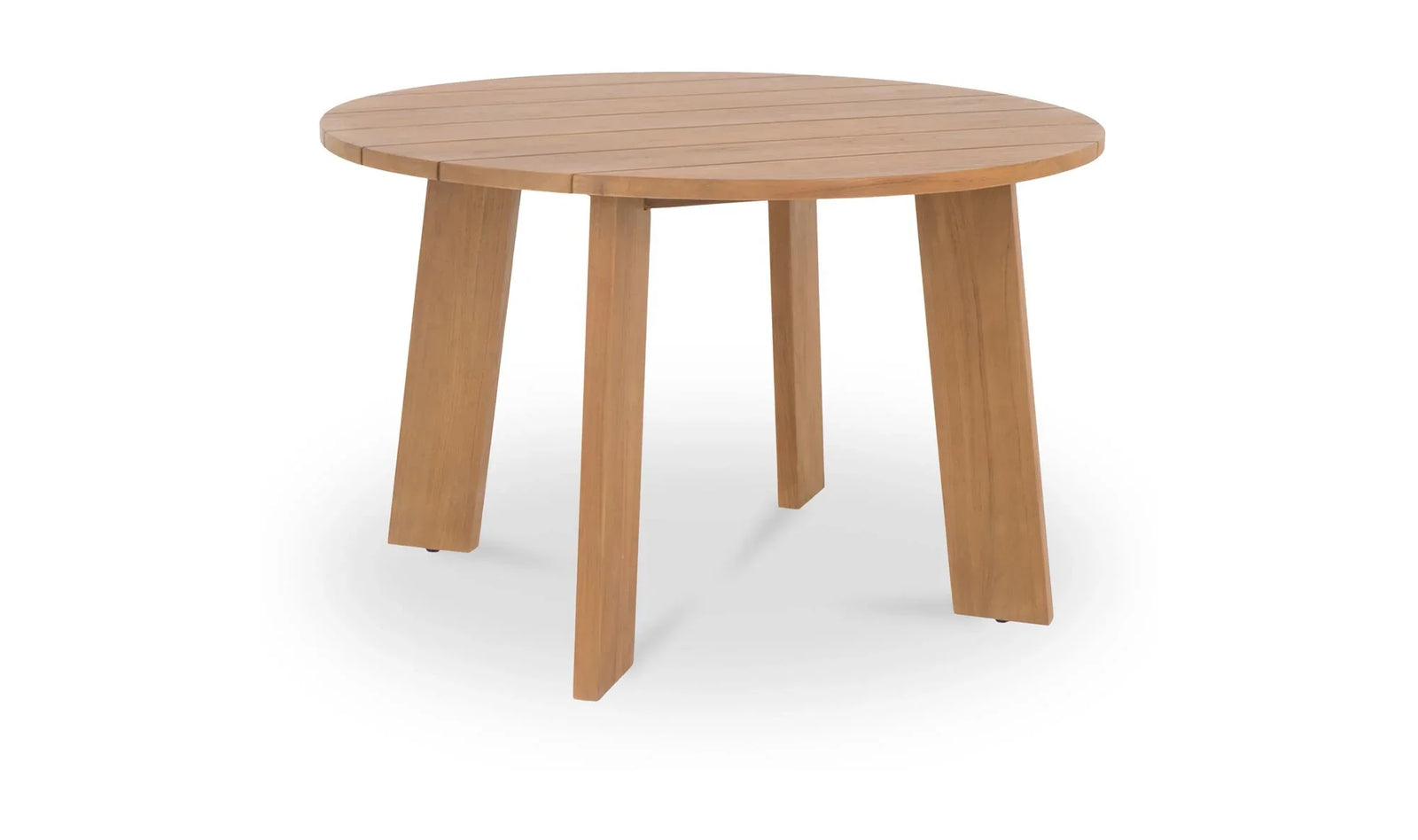 Moe's Home Collection - Delta Round Outdoor Dining Table Natural - CV-1024-24 | American Home Furniture