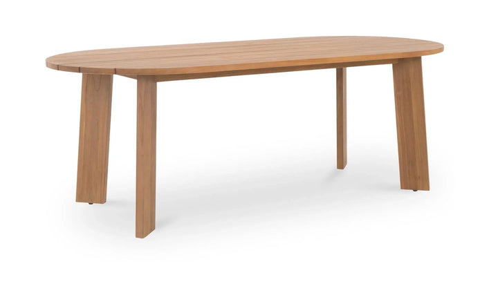 Delta Oval Outdoor Dining Table Natural