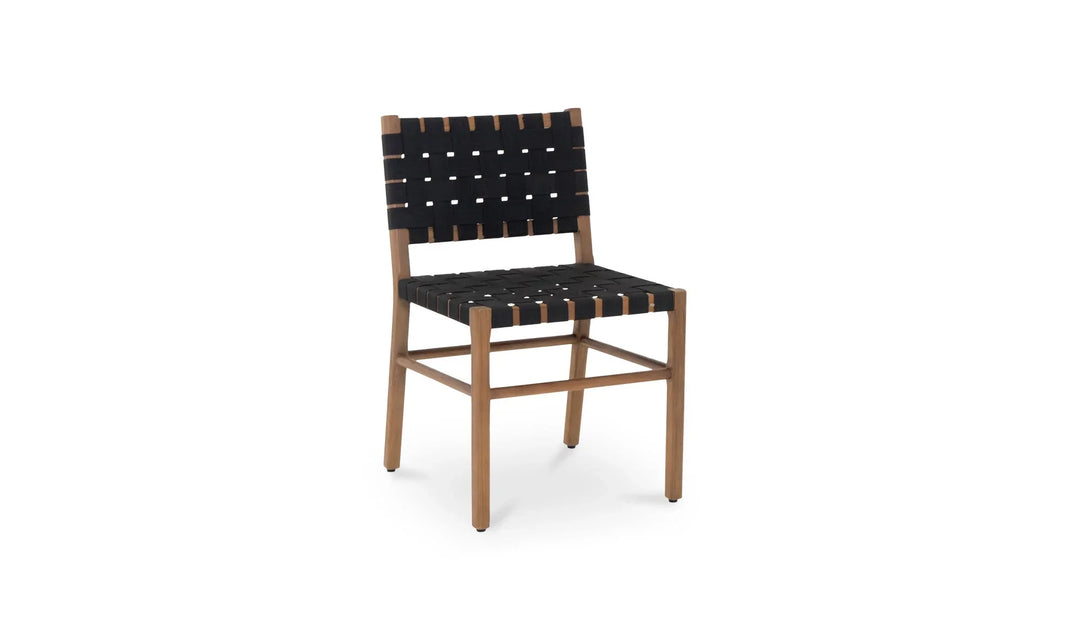 Mira Outdoor Dining Chair Black - AmericanHomeFurniture