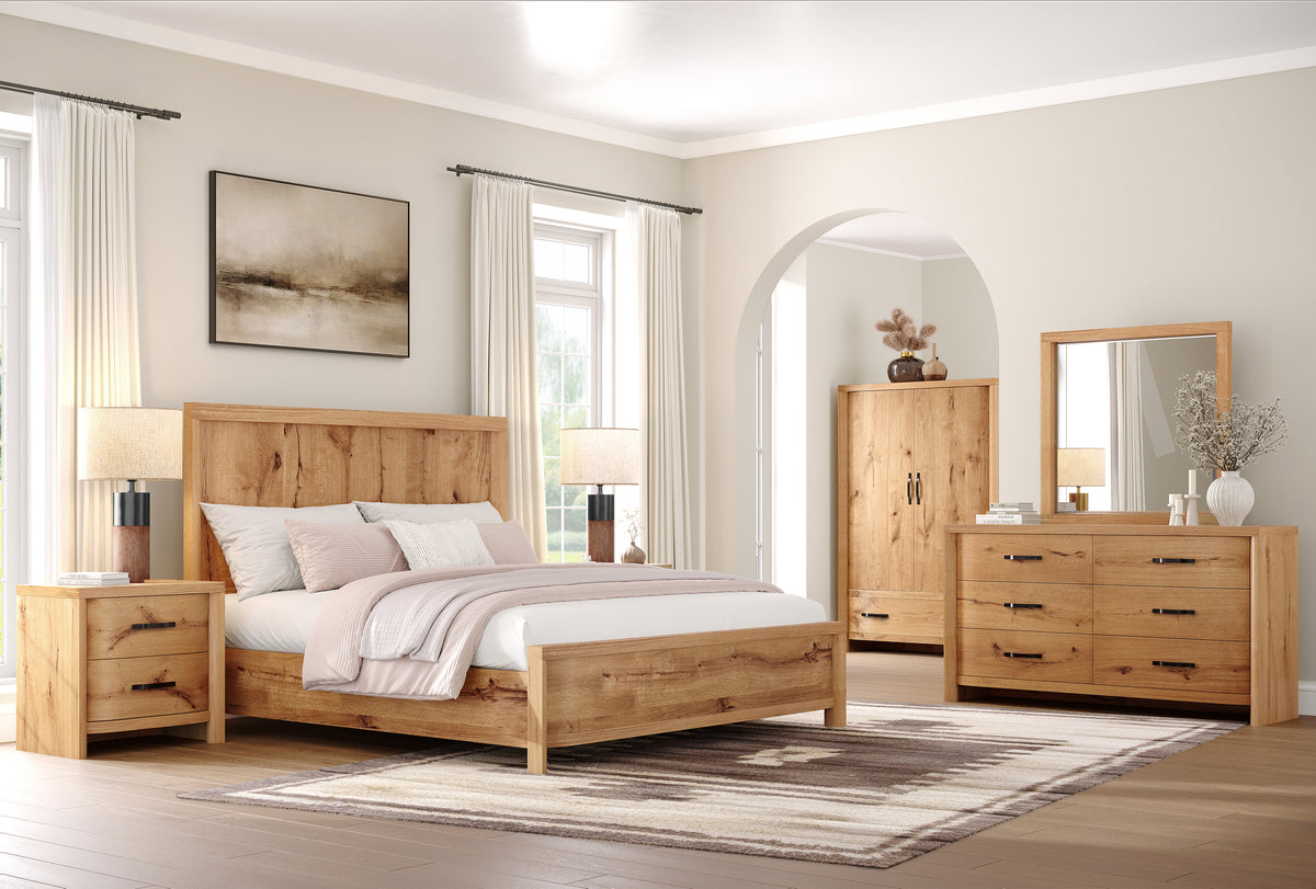 Laramie Honey Wheat Armoire - B6433-30