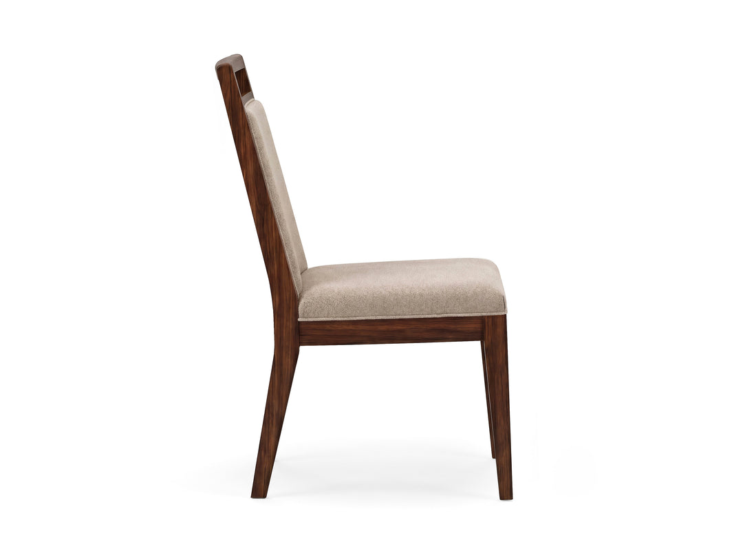 Reena Rich Brown Upholstered Side Chair - Set of 2 - D6518-63